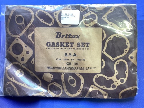 Bsa c10 250 1946 1953 - 1946-1953, gasket