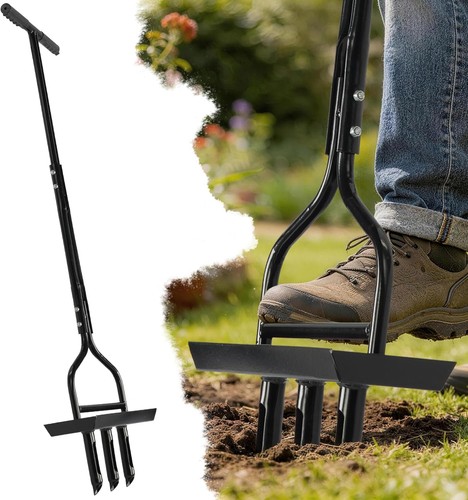 Lawn aerator tool manual plug - lawn,