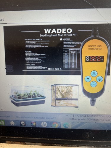 Wadeo heat mat for plants - wadeo, plants,
