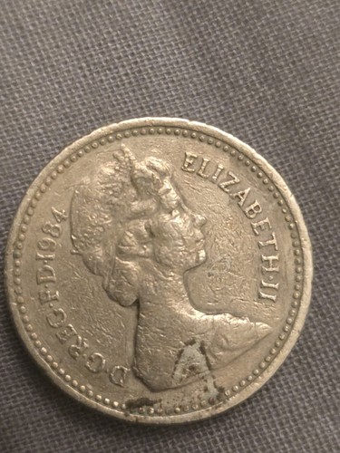 Coin 1984 rare 1 - , pound