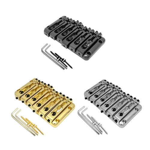 Metal string bass bridge - 6,