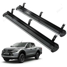 BLACK RUNNING BOARD SIDE STEPS