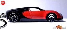 🎁🎁RARE KEYCHAIN RED BLACK BUGATTI VEYRON V16 CUSTOM Ltd EDITION GREAT GIFT🎁🎁