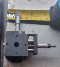 UNBRANDED X Y AXIS Positioning STAGE 55mm x 40mm BEDS W/ STARRETT 460M MICROMET