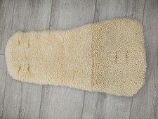 Sheepskin baby pram seat - sheepskin,