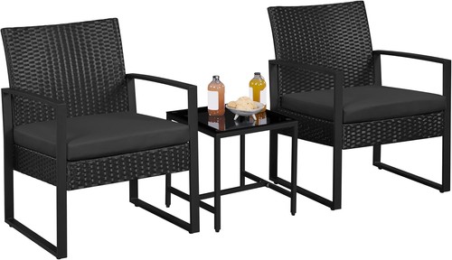 Rattan garden furniture set - rattan,