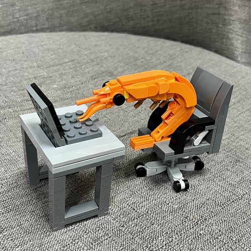 Shrimp building block model - building,