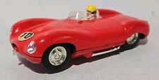 RED Vintage 1960's MM/C60 Triang Scalextric Jaguar D Type race slot car 