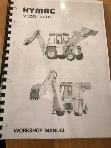 Hymac 370c workshop manual - 370c,