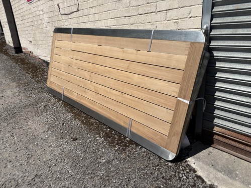 New outdoor dining - table,
