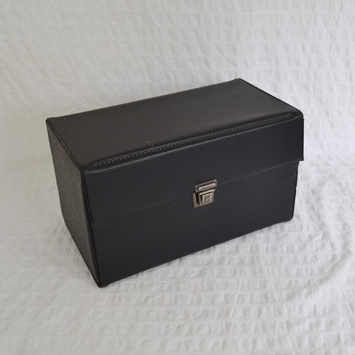 Vintage vinyl storage box - storage,