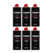 6 X Zippo Premium Lighter Fluid Clean Burning Fast Ignition Low Odour 125ml