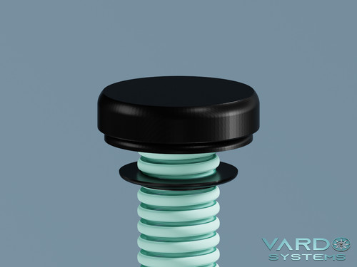 Black mushroom air vent - black,