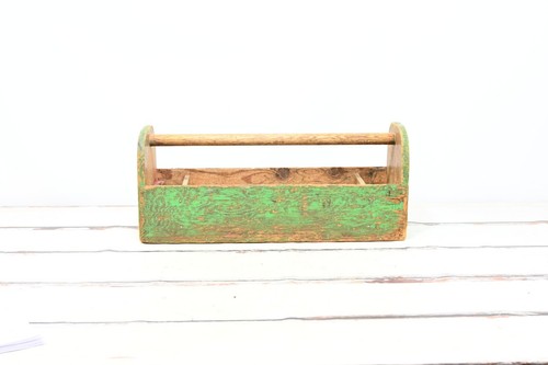 Vintage green wood - ,