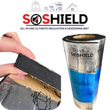 SOSHIELD 30mm Marine Narrow Boat Insulation Engine Sound Deadening Soundproofing