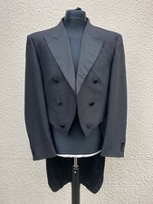 Men's Traditional Black Formal Tails Coat-44" Chest