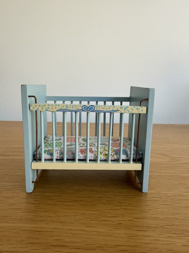 Dollhouse drop side baby crib - drop-side,