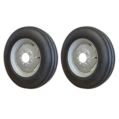 Pair front wheel tyres - &,