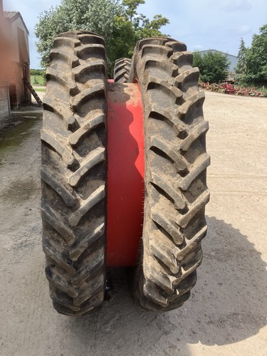 Set row crop wheels and - crop,
