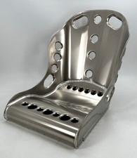 Aluminium Bucket Seat, Low Top Winged Bomber - x1 - Hot Rod, Classic, Mini, VW