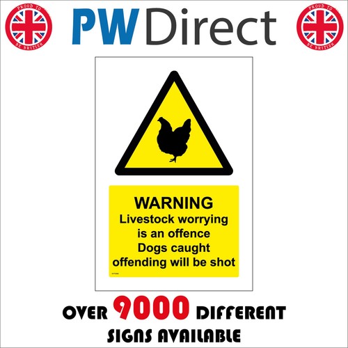 Sign warning livestock chicken - sign,