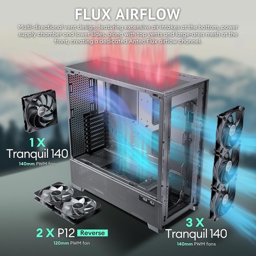 Antec flux pro full tower - flux,