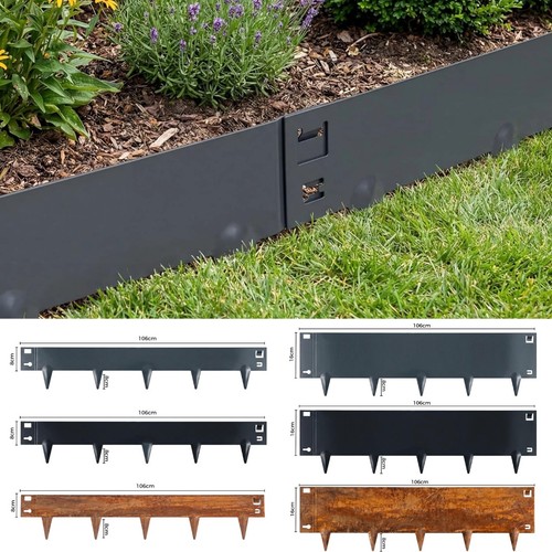 Galvanised steel metal - galvanised, lawn