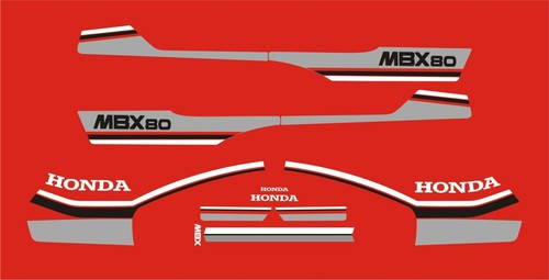 Honda mbx80 decal set - honda,