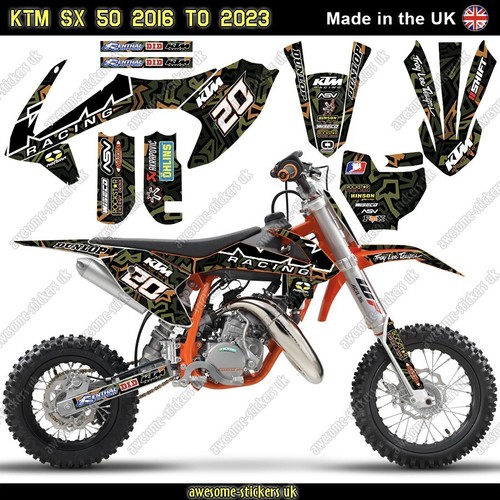 Ktm graphics decals - 50, sx