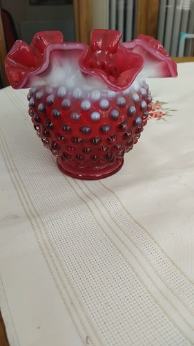 Vintage fenton cranberry - vintage,