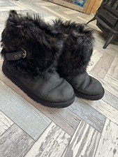 ugg adirondack boots Size Uk 5 In Black Sheepskin 