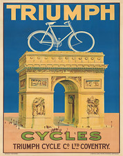 Triumph Cycles Poster Arc de