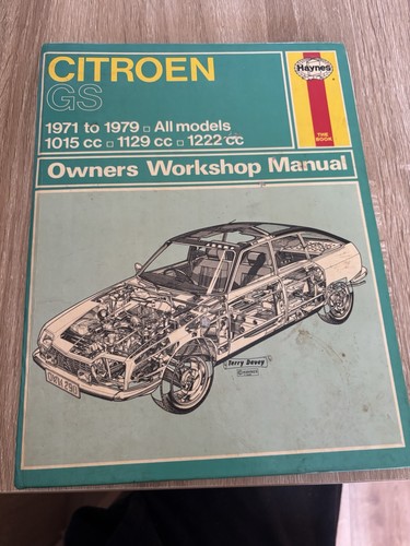 Citroen haynes manual 1971 - gs,