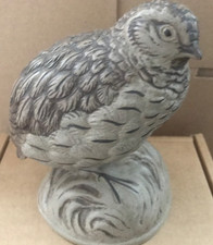 Vintage Poole Pottery Large stoneware Partridge or quail . Rare 5 Inch Uk Only.
