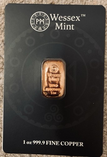 Wessex mint 1oz copper - mint, cast