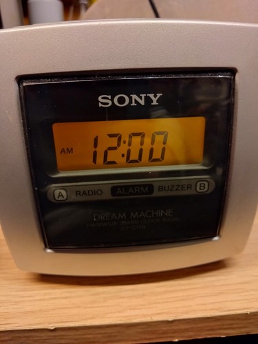 Sony radio alarm clock - sony,