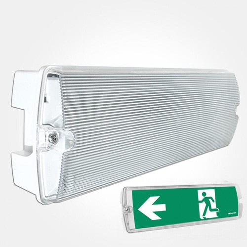 Led emergency light bulkhead - led,