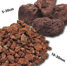 Aquarium gravel lava rocks 10-30mm / 5-20cm Rocks POND BIOLOGIAL FILTER MEDIA