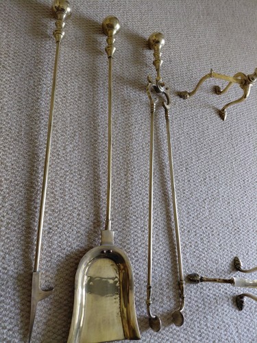 Antique brass ball - ball, &