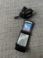 Motorola V3 RAZR Flip Mobile Phone Vodafone Network Fully Working Retro Black