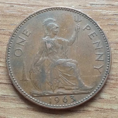 One penny british - 1,