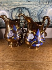 Pair of Antique Hand Painted