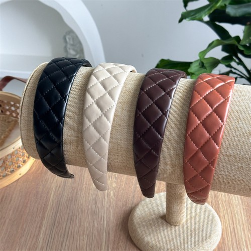 Women quilted faux leather - quilted,