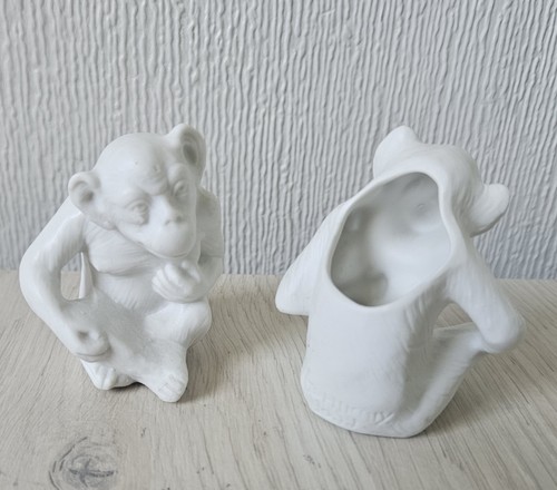 Antique pair parian - parian, ware
