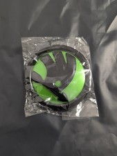  Skoda logo emblem badge 3D black and green