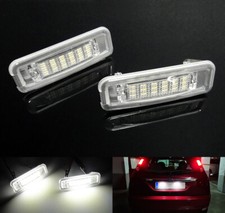 2x LED Rear Licence Number Plate Light White No Error For 1998-04 Ford Focus MK1