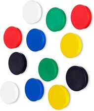 Colourful Whiteboard/ Fridge Magnets, 25mm or 36mm available, Pack of 10