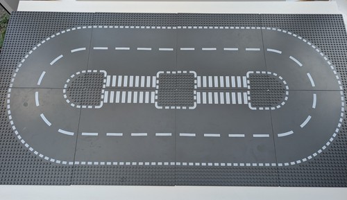 Lego city base - plates, roads