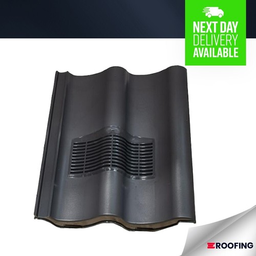 Double pantile vent grey - pantile,