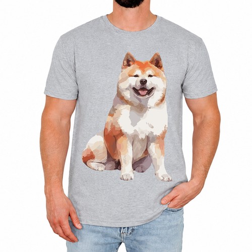 Happy akita mens shirt - happy,